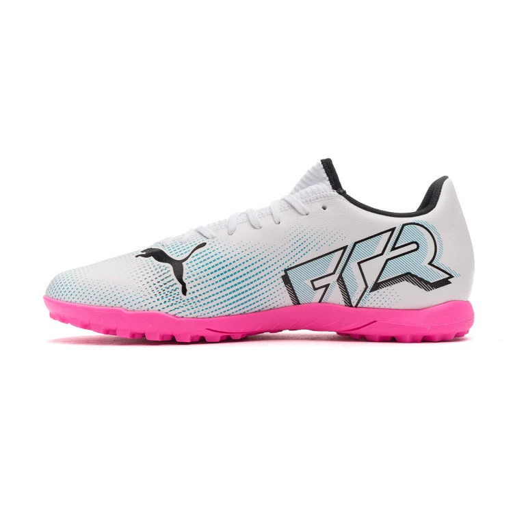 bota-puma-future-7-play-turf-white-black-poison-pink-2