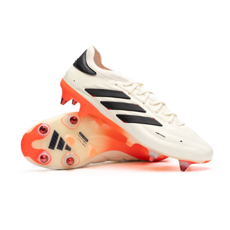 Football Boots adidas Copa Pure 2 SG Ivory Core Black Solar Red Futbol Emotion