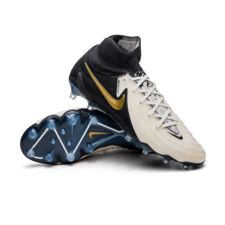 Football Boots Nike Phantom Luna II Elite AG Pro White Black Mtlc Gold Coin Futbol Emotion