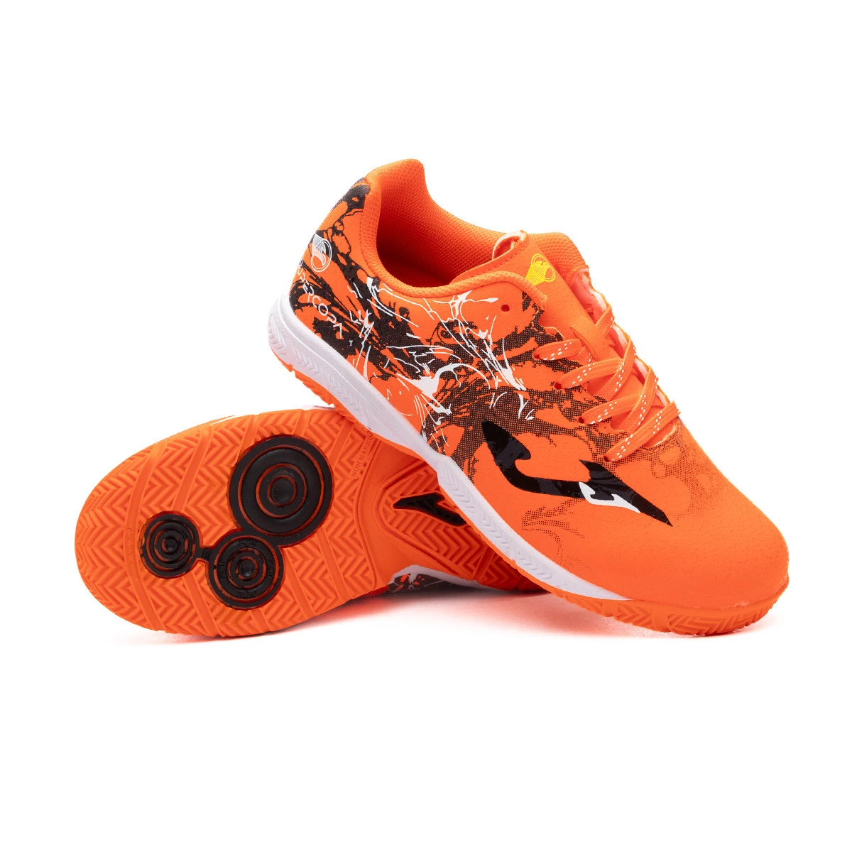 Zapatilla Futbol Sala Naranja. Joma Knit - Ziwi Shoes