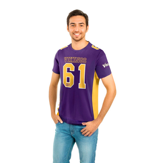 Trikot Fanatics Franchise Jersey Minnesota Vikings Schwarz WeiB Anthrazit Futbol Emotion