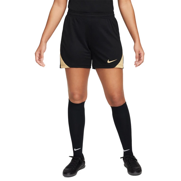 pantalon-corto-nike-dri-fit-strike-mujer-black-jersey-gold-metallic-gold-2