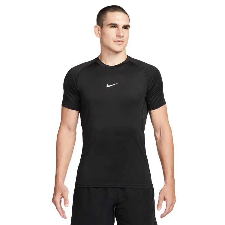 camiseta-nike-pro-black-white-0