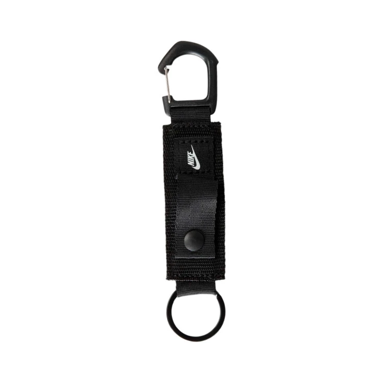 Nike - Inne Club Key Holder, Unisex, Czarno-Czarno-Biały