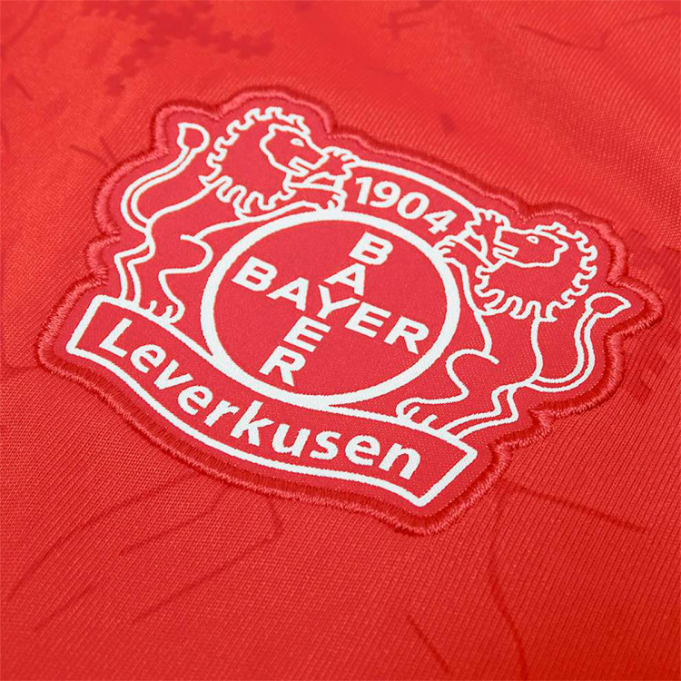 Jersey Castore Bayer Leverkusen 2024-2025 Home Scarlet-Caviar - Fútbol ...