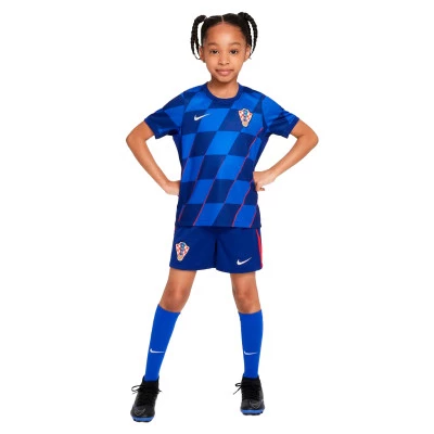 Kids Croatia Euro 2024 Away Kit 