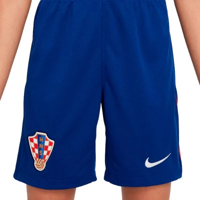 Short Croacia Segunda Equipación Eurocopa 2024 Niño