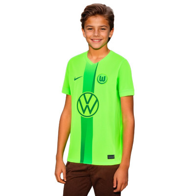 Maglia VFL Wolfsburg Home Kit 2024-2025 per Bambini