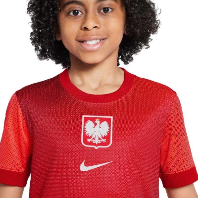 Maglia Polonia Away Kit Euro 2024 per Bambini