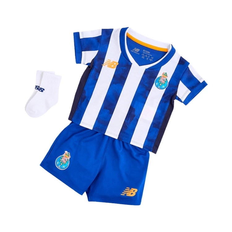 Conjunto New Balance FC Porto Primera Equipacion 2024 2025 Bebe Blue White Futbol Emotion