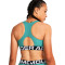 Brasier Under Armour HeatGear Mid Branded Mujer