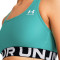 Brassière Under Armour Femme HeatGear Mid Branded