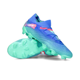 Future 7 Ultimate FG/AG Mujer Bluemazing-PUMA White-Electric Peppermint