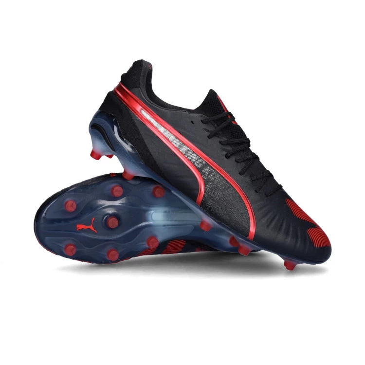 bota-puma-king-ultimate-launch-edition-fgag-black-rosso-corsa-0