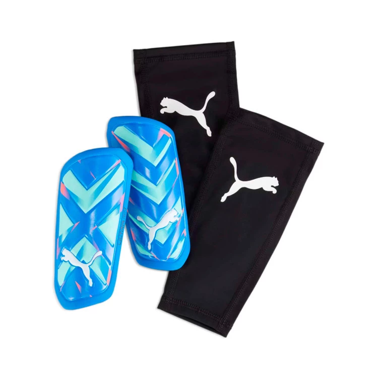 espinillera-puma-ultra-twist-sleeve-bluemazing-electric-peppermint-0