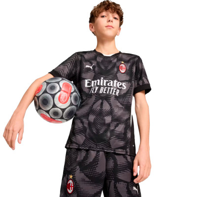 Kids AC Milan Portero 2024-2025 Goalkeeper Home Jersey