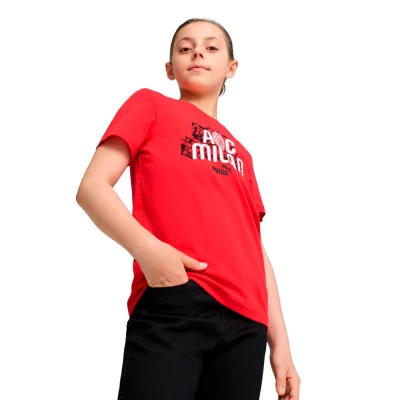 Kids AC Milan Fanswear 2024-2025 T-Shirt