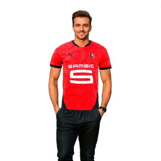 Jersey Puma Stade Rennais 2024-2025 Home Red-Black - Fútbol Emotion