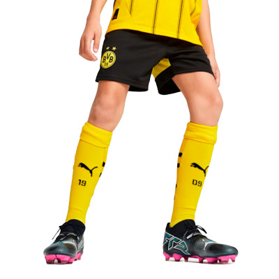 Kids Borussia Dortmund 2024-2025 Home Kit Shorts