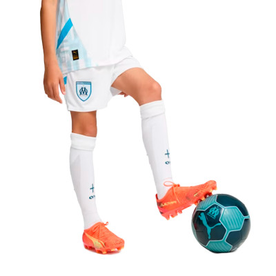 Kids Olympique Marseille 2024-2025 Home Kit Shorts