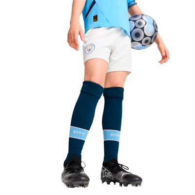 Short Enfants Manchester City Kit Domicile 2024-2025