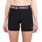 Nike Pro-short voor dames Schuifbalken