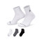 Jordan Everyday Cushioned Poly Ankle 144 (3 Pares) Socken