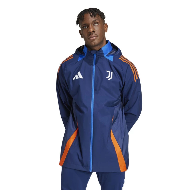 adidas - Płaszcz przeciwdeszczowy Juventus Training 2024-2025, Unisex, Team Navy Blue, M