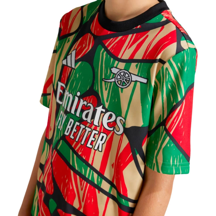 camiseta-adidas-arsenal-fc-pre-match-2024-2025-nino-red-black-3