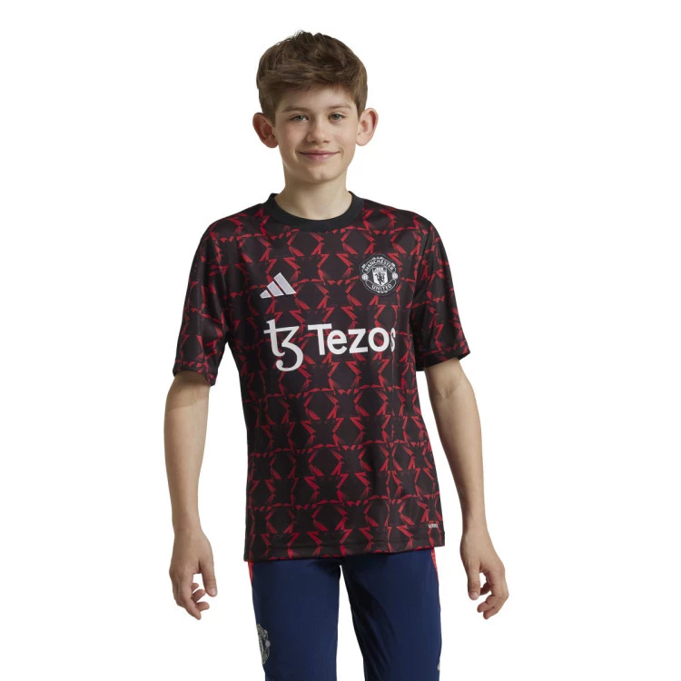 camiseta-adidas-manchester-united-pre-match-2024-2025-nino-black-red-0