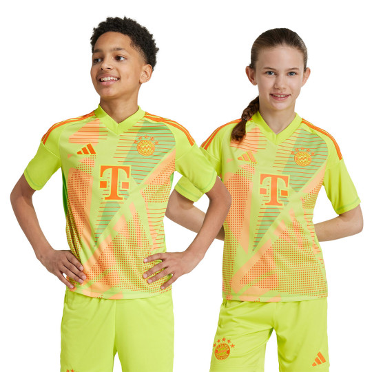 Jersey adidas Kids FC Bayern 2024 2025 Goalkeeper Home Semi Solar Yellow