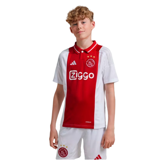 Camiseta adidas Ajax Primera Equipación 2024-2025 Niño White - Fútbol ...