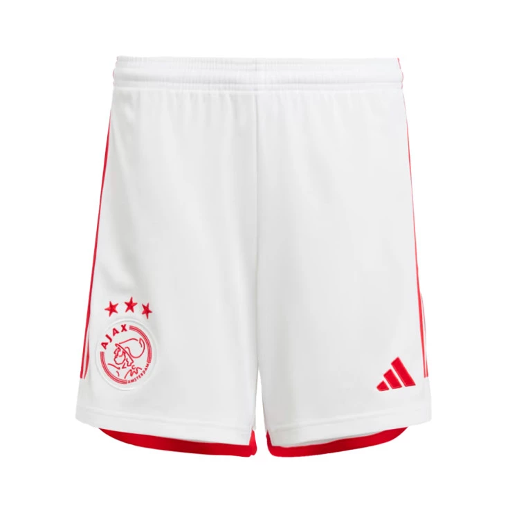 pantalon-corto-adidas-ajax-primera-equipacion-2024-2025-nino-white-0