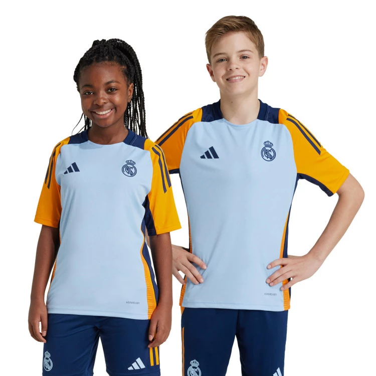 camiseta-adidas-real-madrid-training-2024-2025-nino-glow-blue-crew-orange-team-navy-blue-0