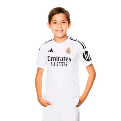 Conjunto Real Madrid Primeiro Equipamento 2024-2025 Criança