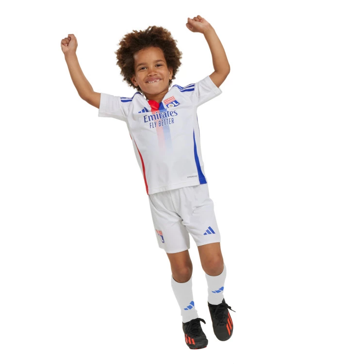 conjunto-adidas-olympique-lyon-primera-equipacion-2024-2025-nino-white-2