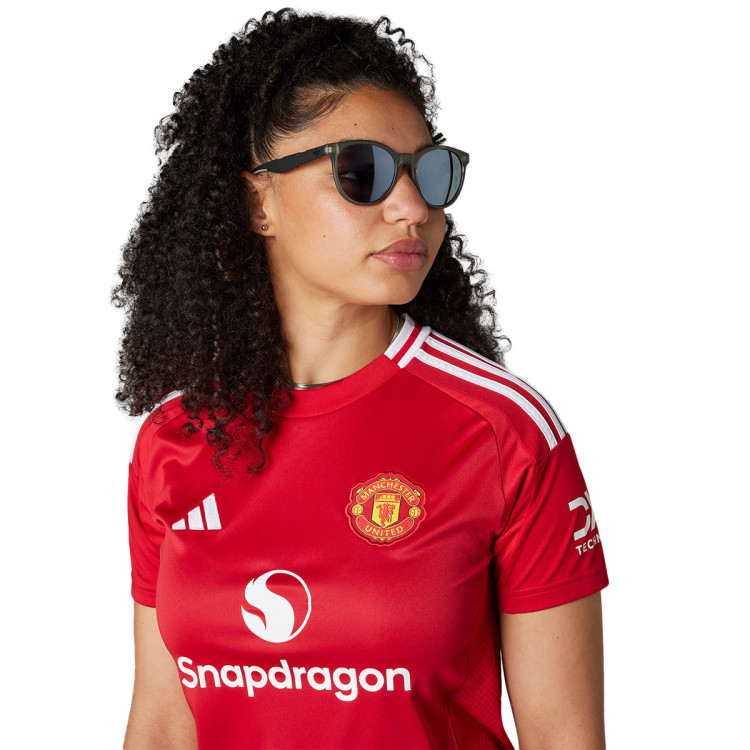 Manchester United Primeiro Equipamento 2024-2025 Mulher