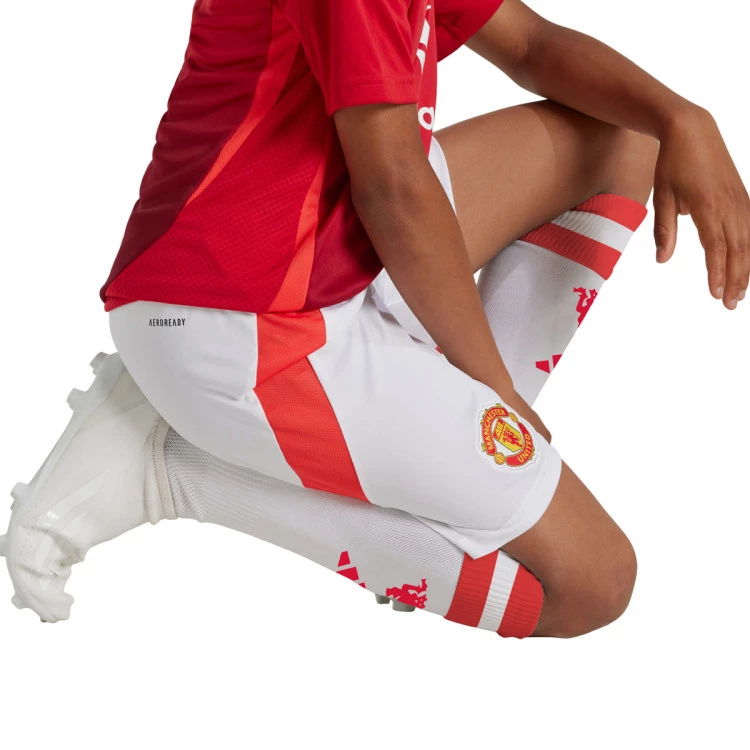 pantalon-corto-adidas-manchester-united-primera-equipacion-2024-2025-nino-white-2