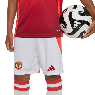 Kids Manchester United 2024-2025 Home Kit Shorts