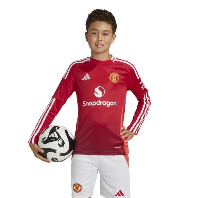 Camisola Manchester United Primeiro Equipamento 2024-2025 Criança