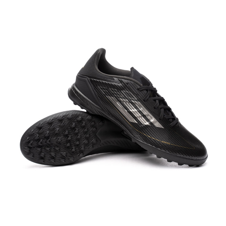 bota-adidas-f50-league-turf-core-black-iron-met-gold-met-0