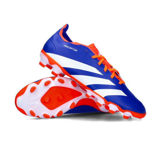 FuBballschuh adidas Predator League L MG Klares Blau WeiB Netz