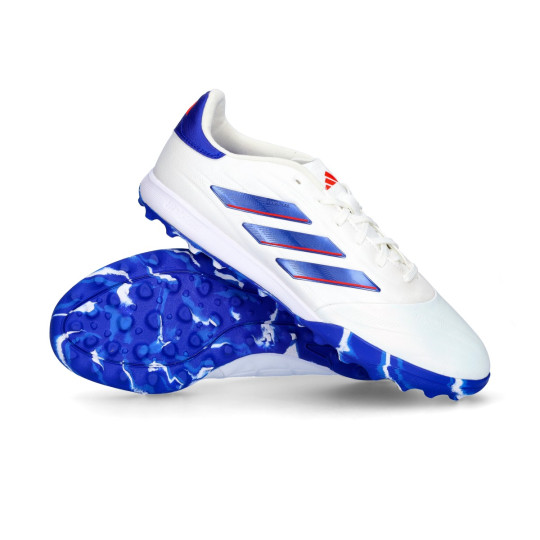 Bota de fútbol adidas Copa Pure 2 Elite Turf White-Lucid Blue-Solar Red ...