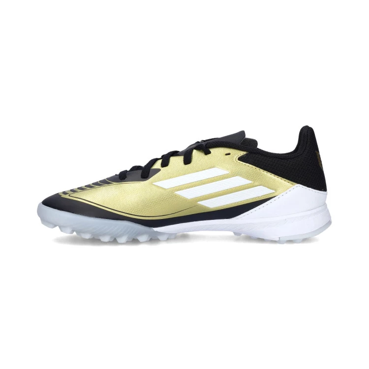 bota-adidas-f50-league-turf-nino-messi-dorado-2