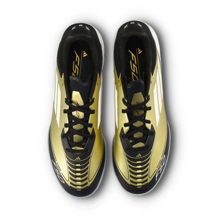 bota-adidas-f50-league-turf-messi-dorado-5