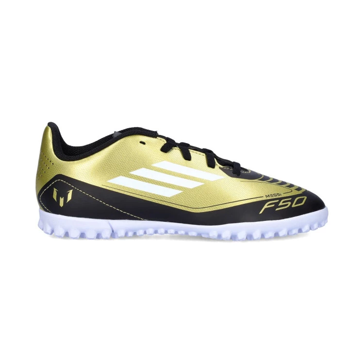 bota-adidas-f50-club-turf-nino-messi-dorado-1