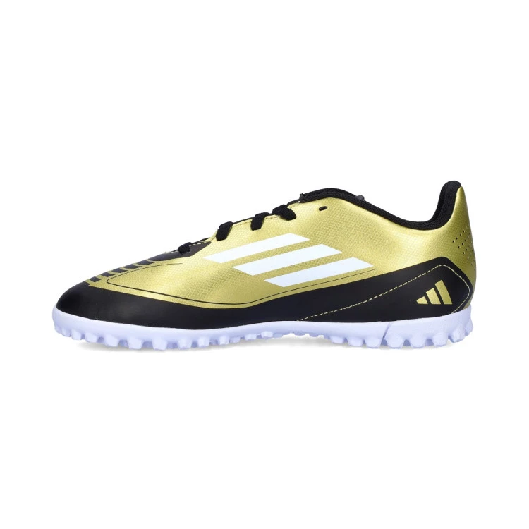 bota-adidas-f50-club-turf-nino-messi-dorado-2