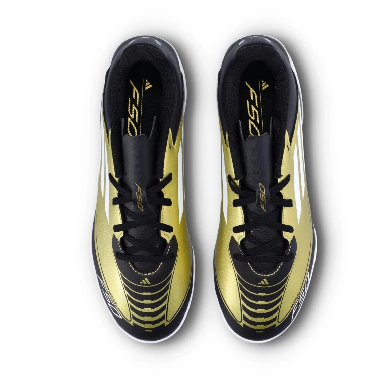 bota-adidas-f50-club-turf-messi-dorado-5