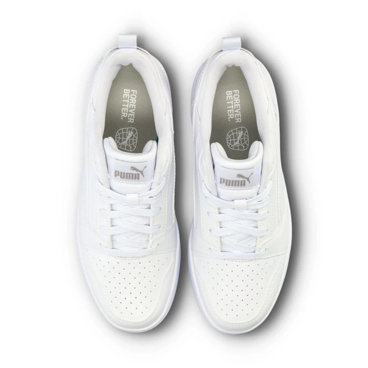 zapatilla-puma-kinder-rebound-v6-low-blanco-4