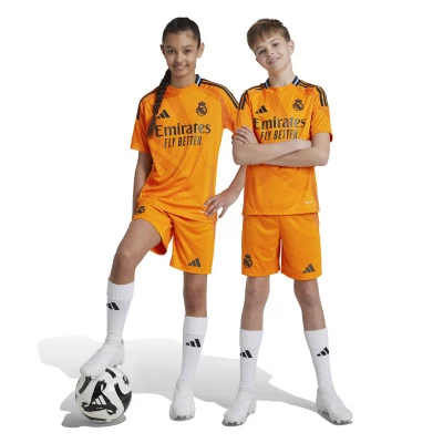 Conjunto Real Madrid Segundo Equipamento 2024-2025 Criança